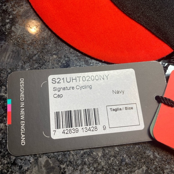 Velocio Ultralight Rain Cycling Cap Hat Navy New NWT - Picture 9 of 9